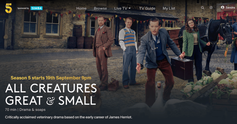 where to watch all creatures great and small season 5 my5