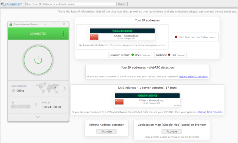 best wechat vpn pia leak test