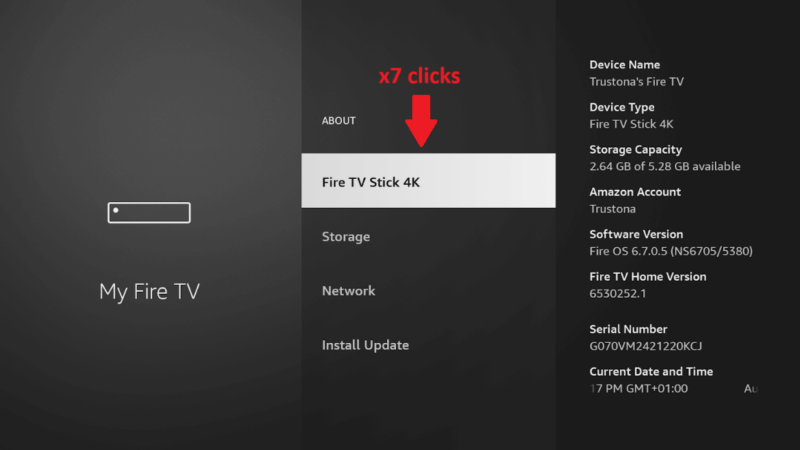 click firestick model