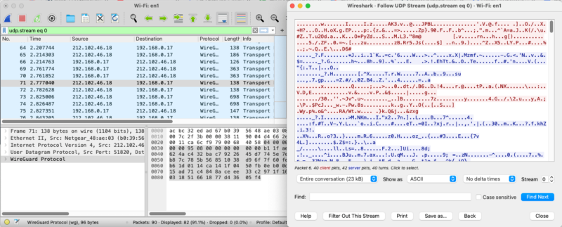 nordvpn wireshark test