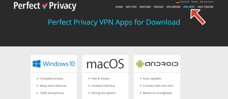 perfect privacy apps