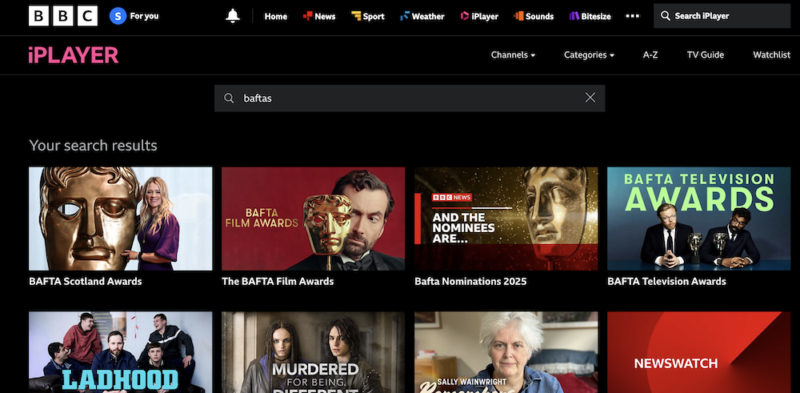 where to watch the bafta awards bbc iplayer